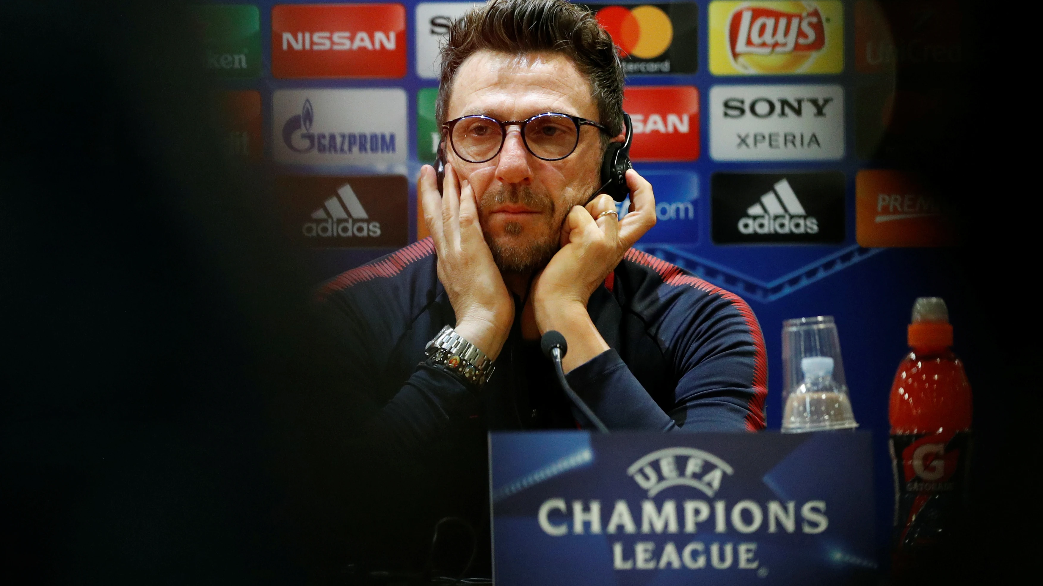 Eusebio Di Francesco, en rueda de prensa