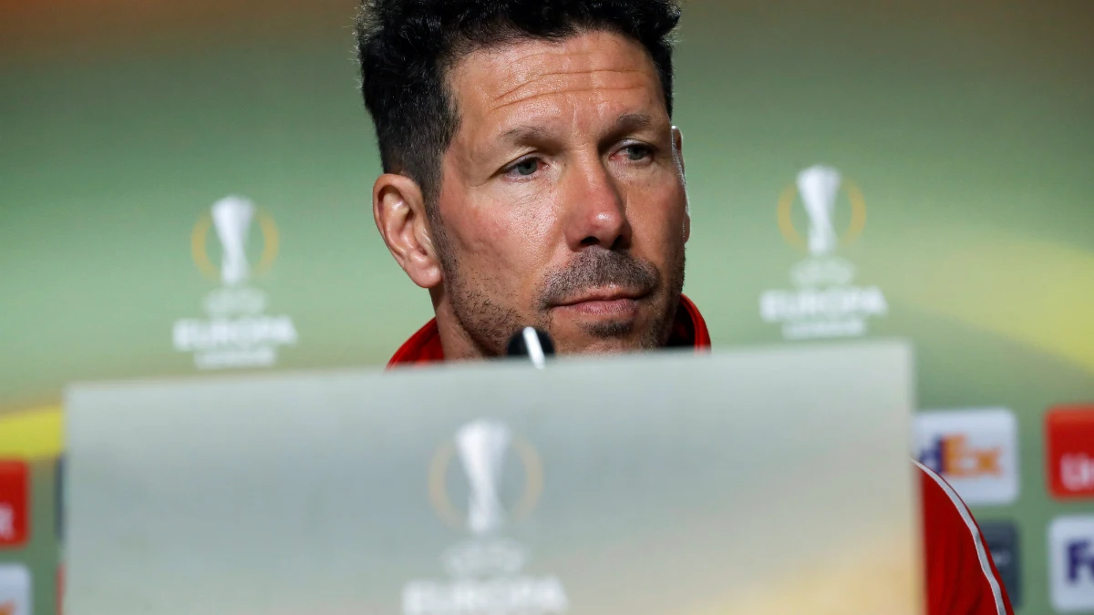 Simeone, en rueda de prensa