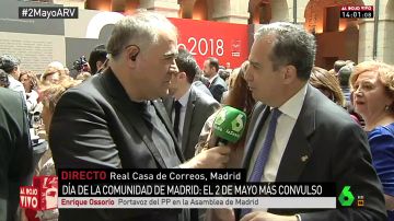 El portavoz del PP en la Asamblea de Madrid, Enrique Ossorio