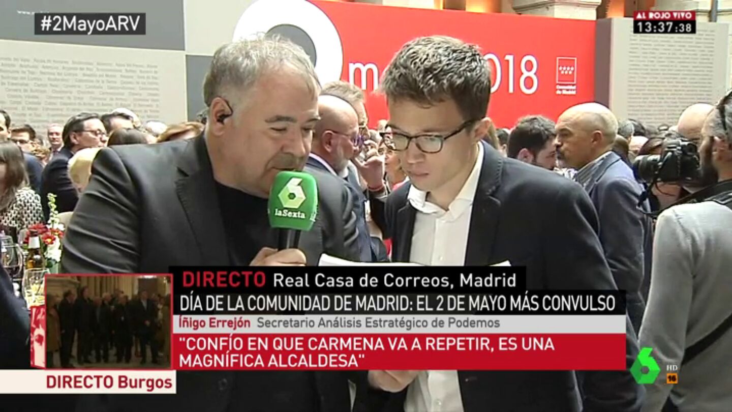 &Iacute;&ntilde;igo Errej&oacute;n, secretario de An&aacute;lisis Estrat&eacute;gico de Podemos