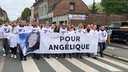 Marcha en memoria de la menor asesinada en Francia Marcha en memoria de la menor asesinada en Francia