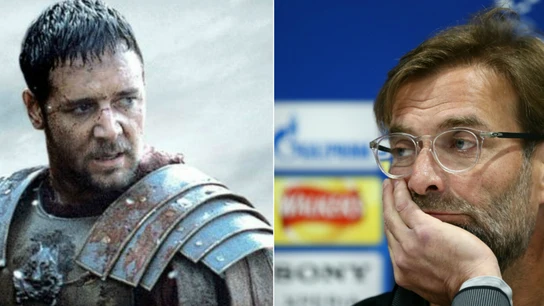 Russel Crowe contra Jurgen Klopp Russel Crowe contra Jurgen Klopp
