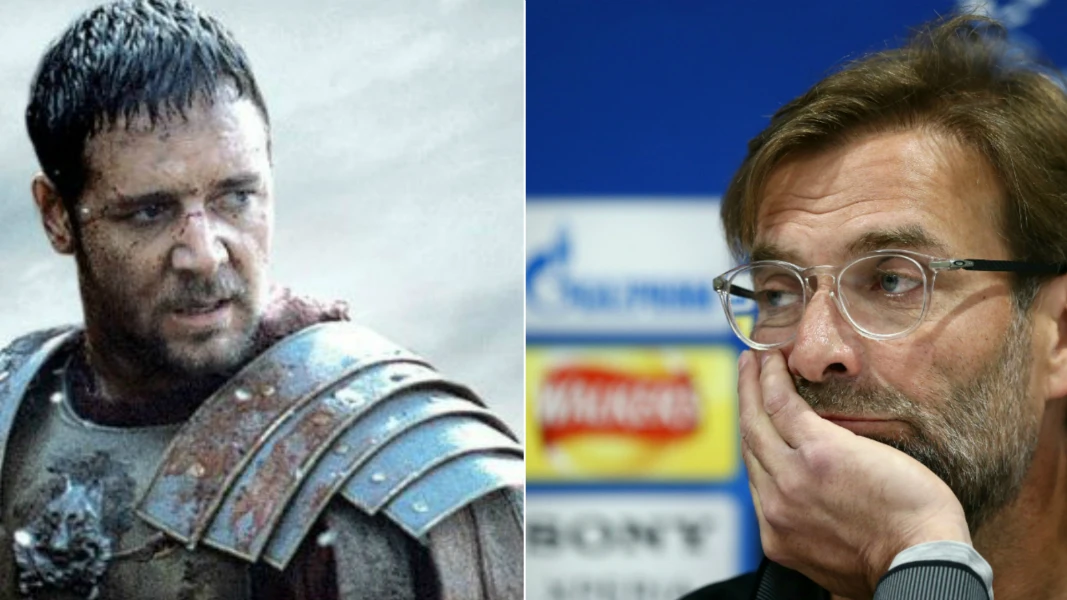 Russel Crowe contra Jurgen Klopp