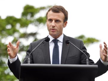En la imagen el presidente de Francia Emmanuel Macron En la imagen el presidente de Francia Emmanuel Macron