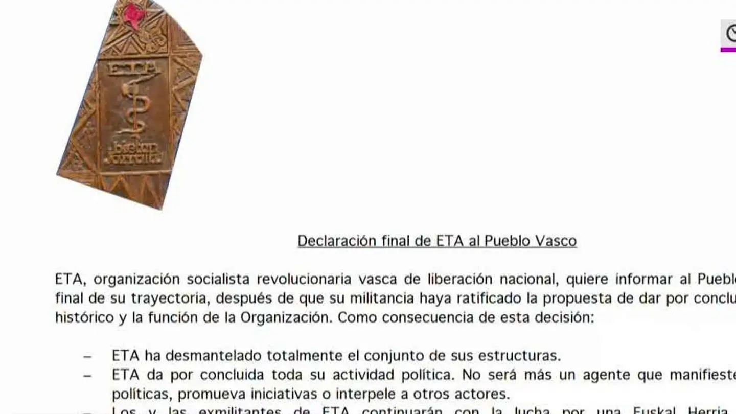 Comunicado de ETA Comunicado de ETA