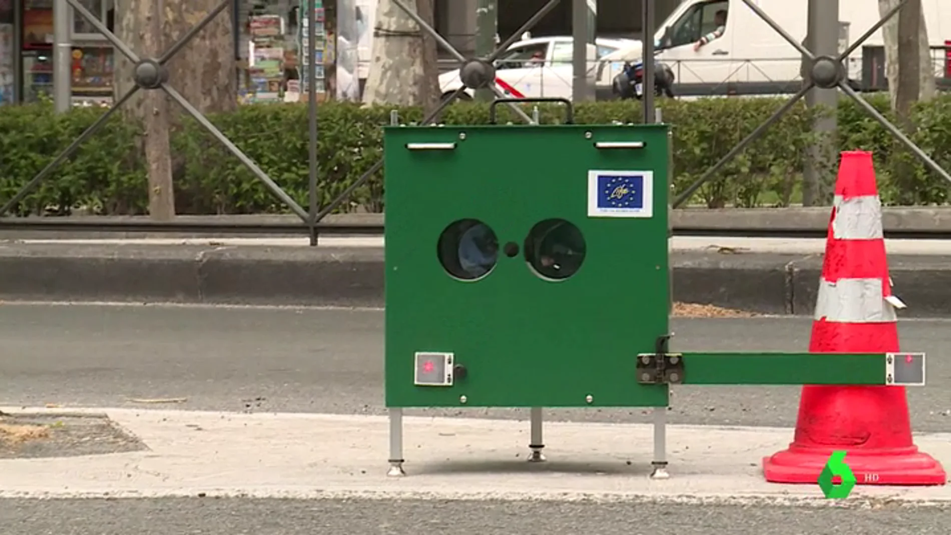 Madrid pone en marcha un medidor de gases para detectar los coches más contaminantes