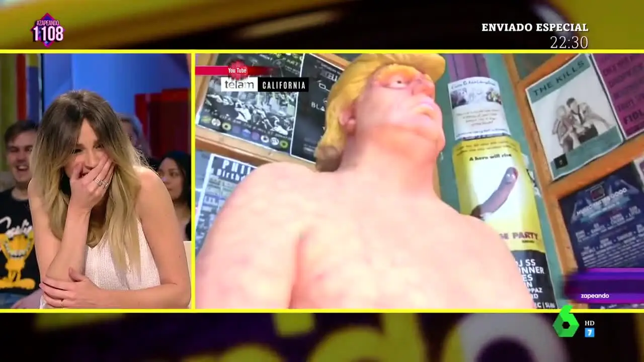 El lapsus de Anna Simon por las "pelotas" de Donald Trump 