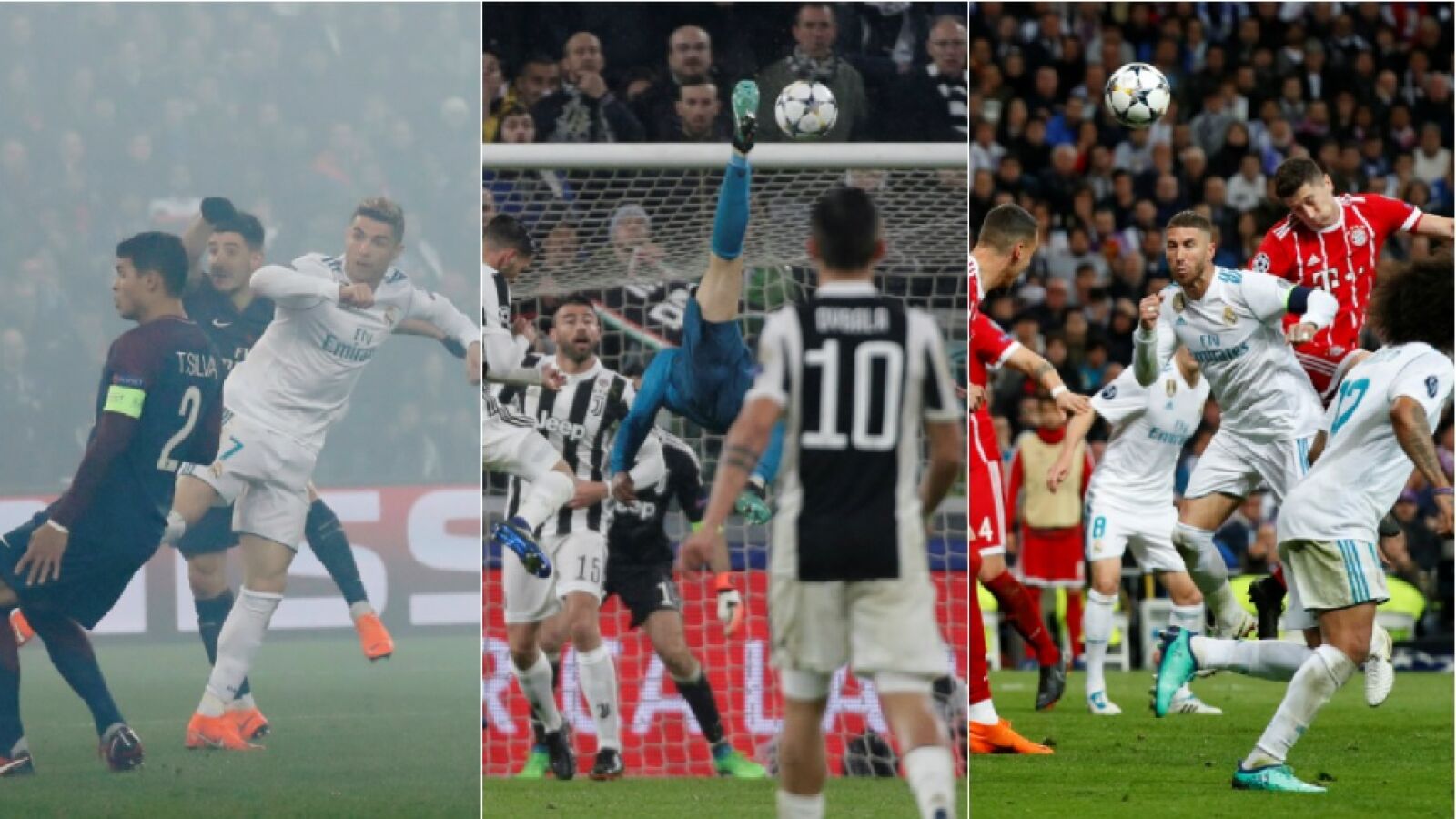 Partidos del Real Madrid ante PSG, Juventus y Bayern