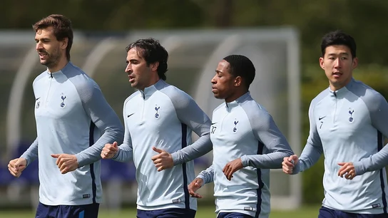 Raúl, entrenando con el Tottenham Raúl, entrenando con el Tottenham