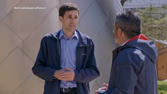 César de la Fuente, posdoctorado en MIT, con Jalis de la Serna César de la Fuente, posdoctorado en MIT, con Jalis de la Serna
