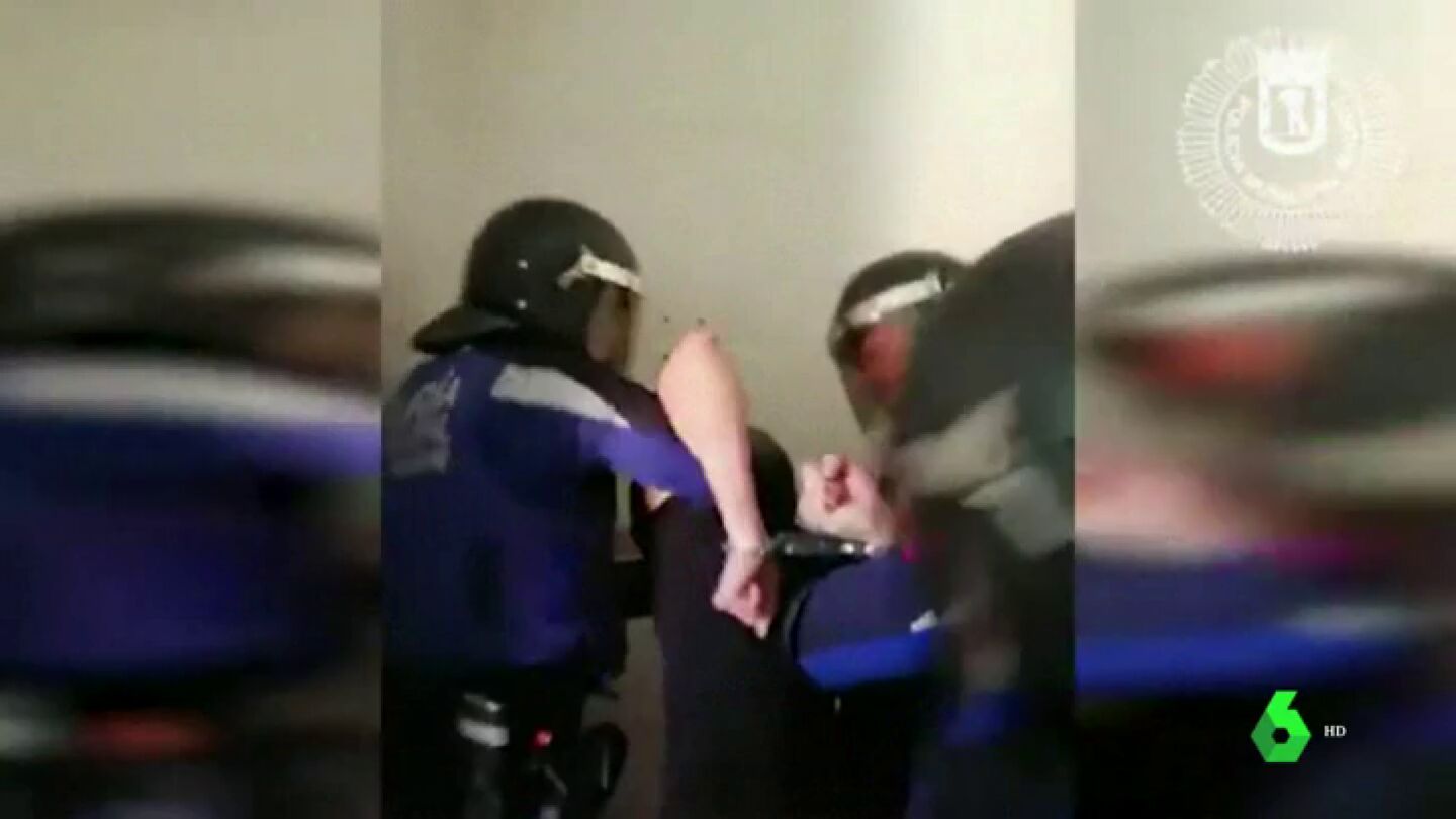 Las im&aacute;genes de la detenci&oacute;n del hombre