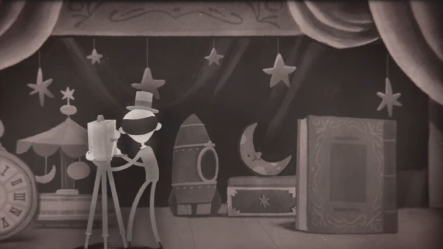 Doodle dedicado a Georges M&eacute;li&egrave;s