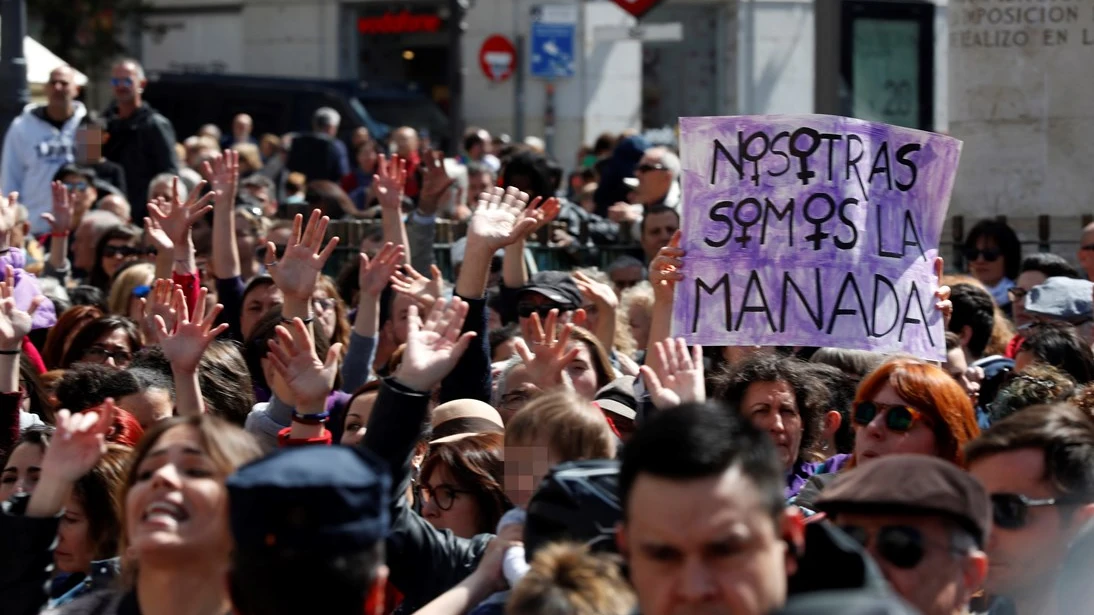 Manifestación contra la sentencia de La Manada