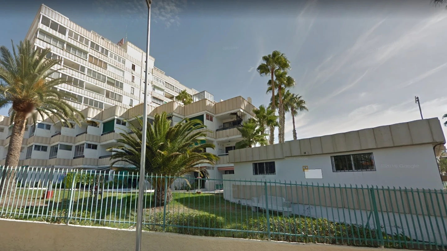 Imagen de archivo de apartamentos en la Playa del Inglés Imagen de archivo de apartamentos en la Playa del Inglés