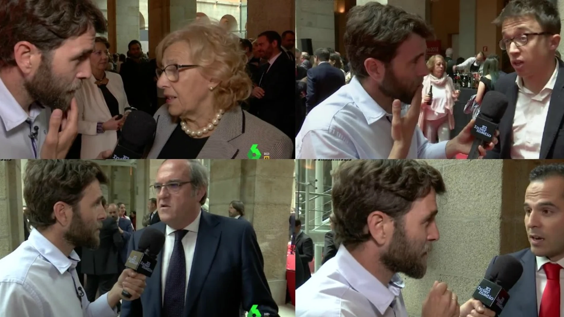 Gonzo habla con los políticos de Madrid