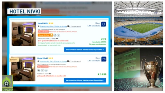 Los hoteles de Kiev disparan sus precios por la final de Champions League Los hoteles de Kiev disparan sus precios por la final de Champions League
