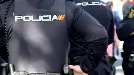 Imagen de archivo de varios policías Imagen de archivo de varios policías