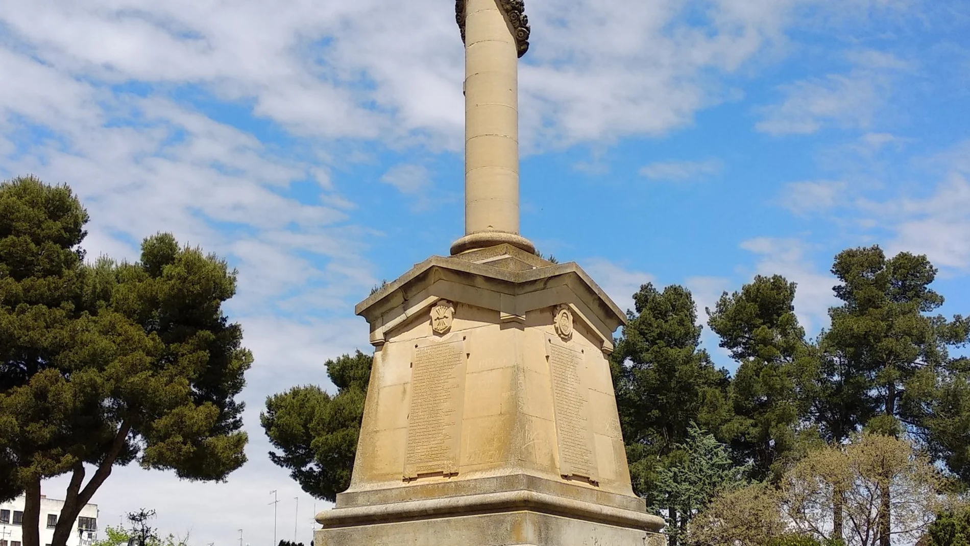 Monumento franquista en Villarrobledo
