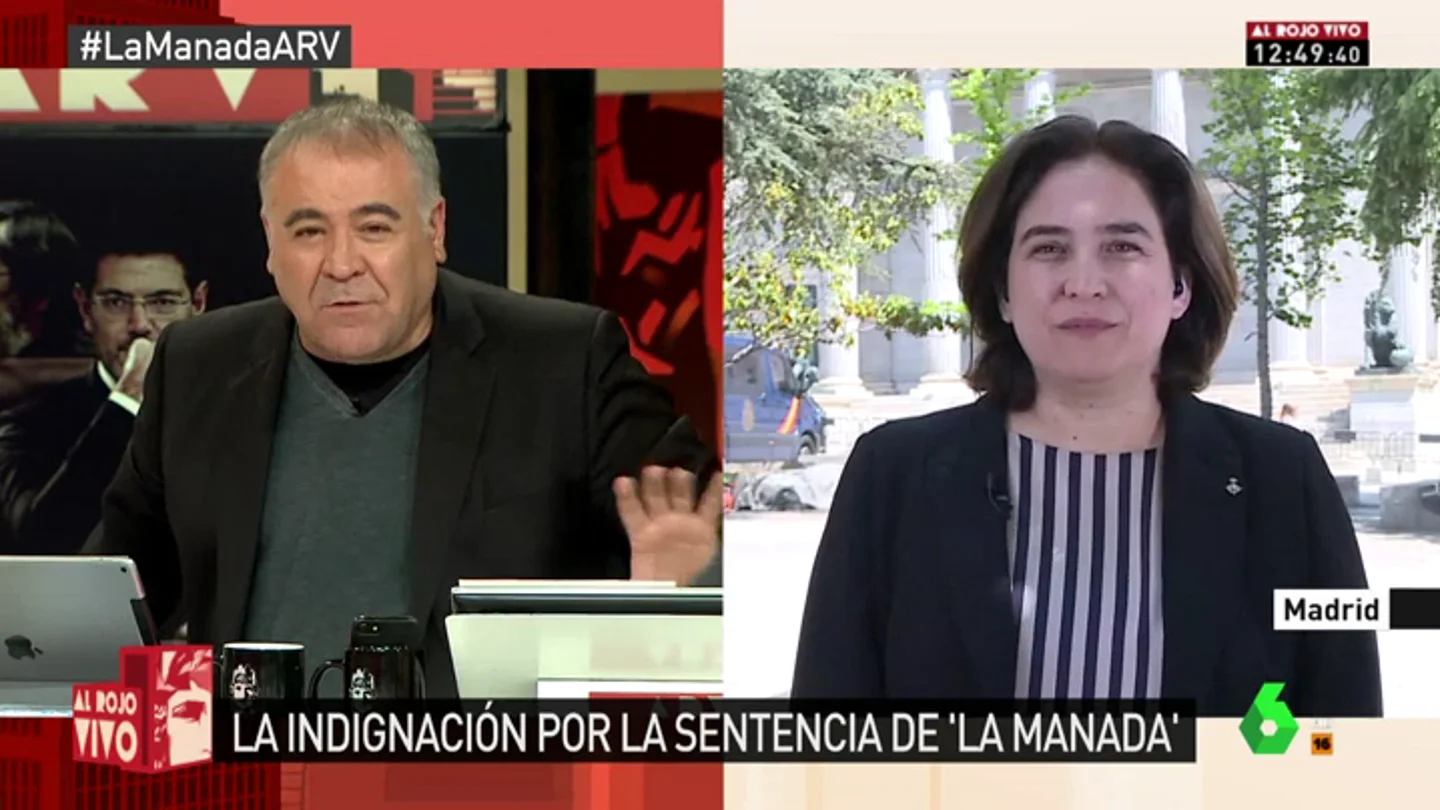La alcaldesa de Barcelona, Ada Colau La alcaldesa de Barcelona, Ada Colau