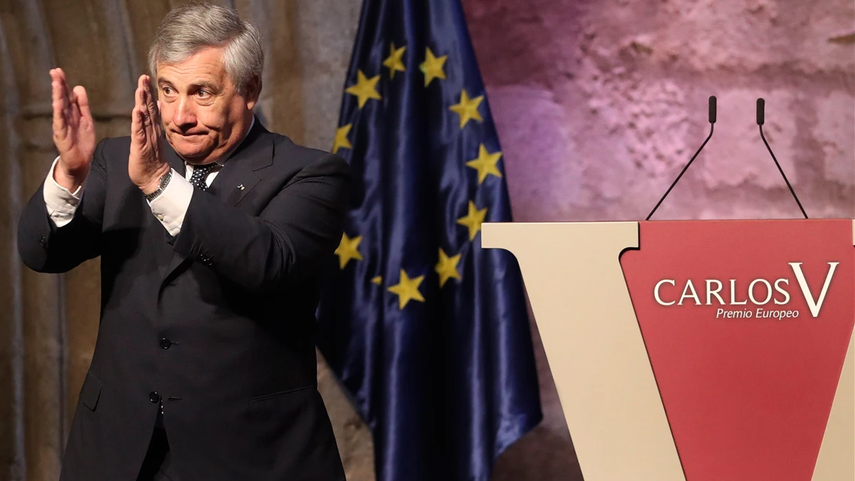 Antonio Tajani, presidente de la Eurocámara