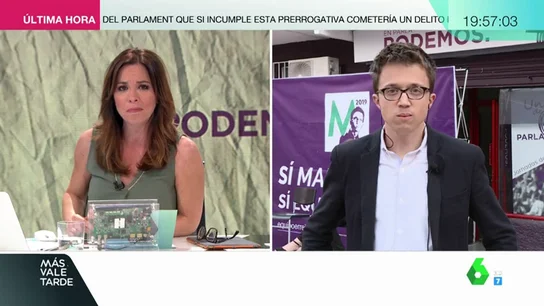 El diputado de Unidos Podemos, Íñigo Errejón El diputado de Unidos Podemos, Íñigo Errejón