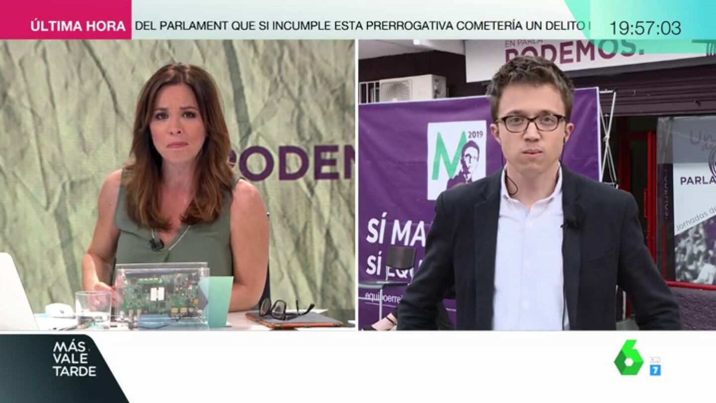 El diputado de Unidos Podemos, &Iacute;&ntilde;igo Errej&oacute;n