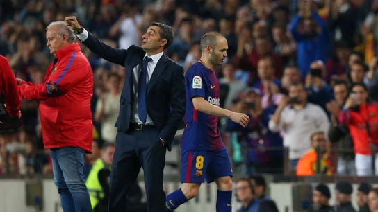 Ernesto Valverde, en la banda del Camp Nou Ernesto Valverde, en la banda del Camp Nou