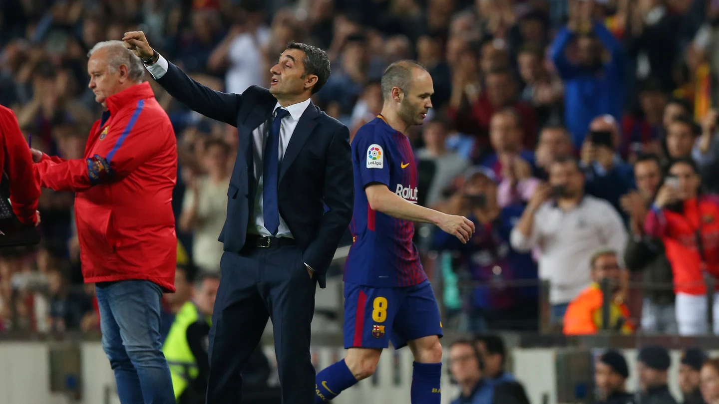 Ernesto Valverde, en la banda del Camp Nou Ernesto Valverde, en la banda del Camp Nou
