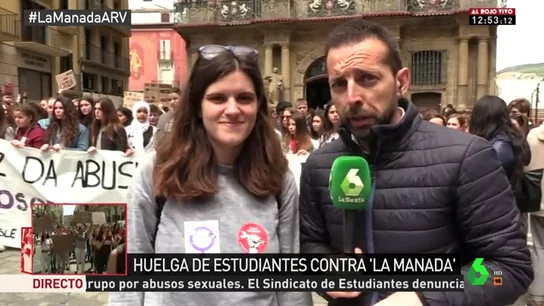 Marina, miembro del Sindicato de Estudiantes Marina, miembro del Sindicato de Estudiantes