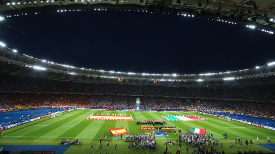 La final de la Euro 2012 en el Estadio Olímpico de Kiev La final de la Euro 2012 en el Estadio Olímpico de Kiev