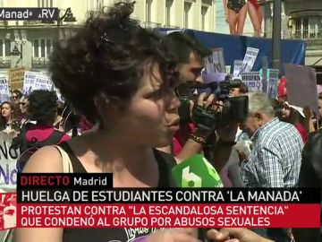 La portavoz del Sindicato de Estudiantes, Ana García La portavoz del Sindicato de Estudiantes, Ana García