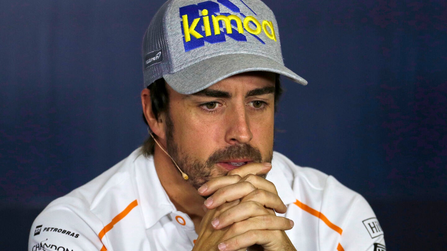 Fernando Alonso, en la rueda de prensa previa al GP de Espa&ntilde;a