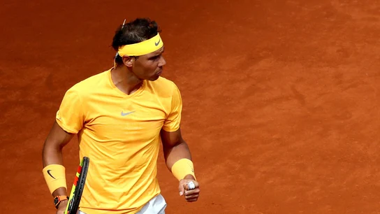Rafa Nadal, en acción en el Mutua Madrid Open Rafa Nadal, en acción en el Mutua Madrid Open