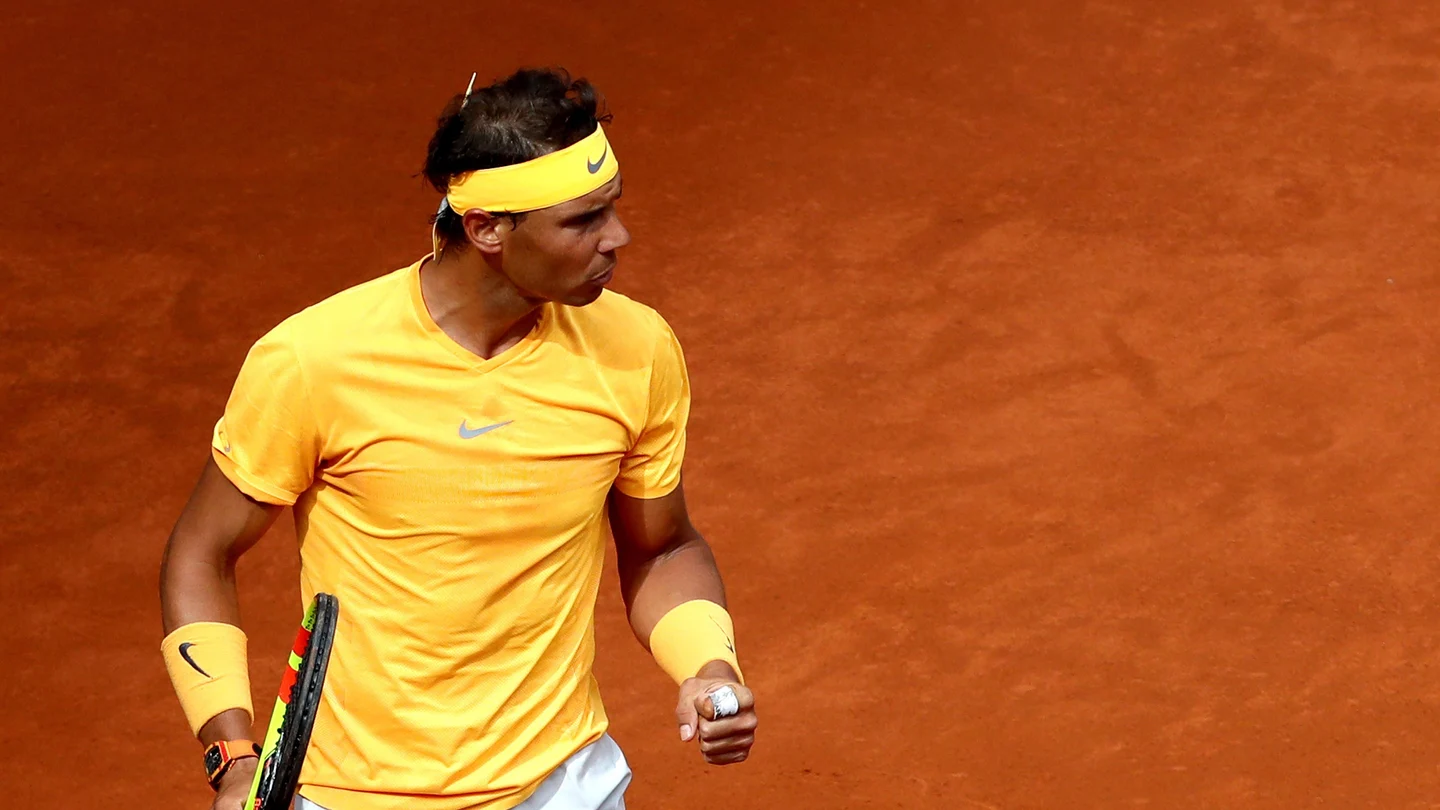 Rafa Nadal, en acción en el Mutua Madrid Open Rafa Nadal, en acción en el Mutua Madrid Open