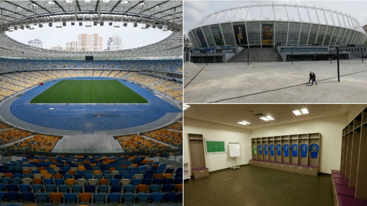 El Estadio Ol&iacute;mpico de Kiev, sede de la final de la Champions 2018