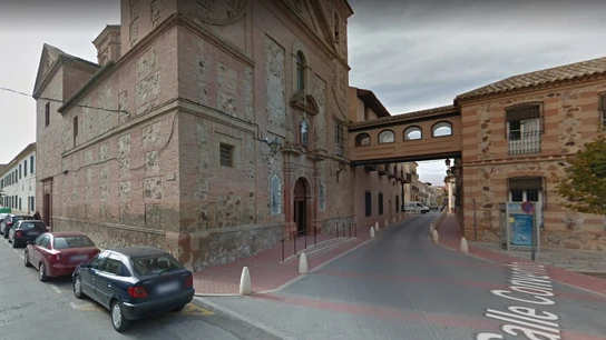 Placas franquistas en el convento de Herencia Placas franquistas en el convento de Herencia