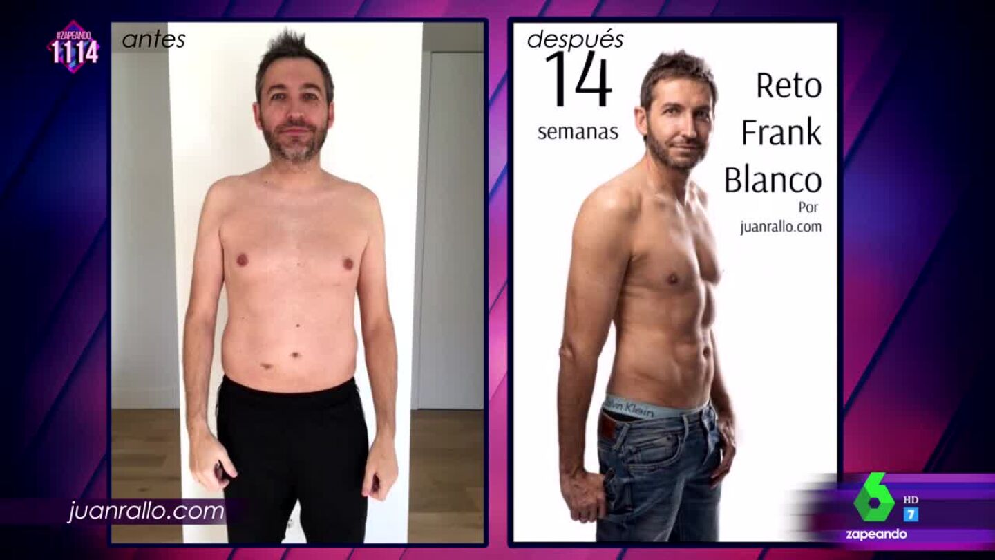 El antes y el despu&eacute;s de Frank Blanco