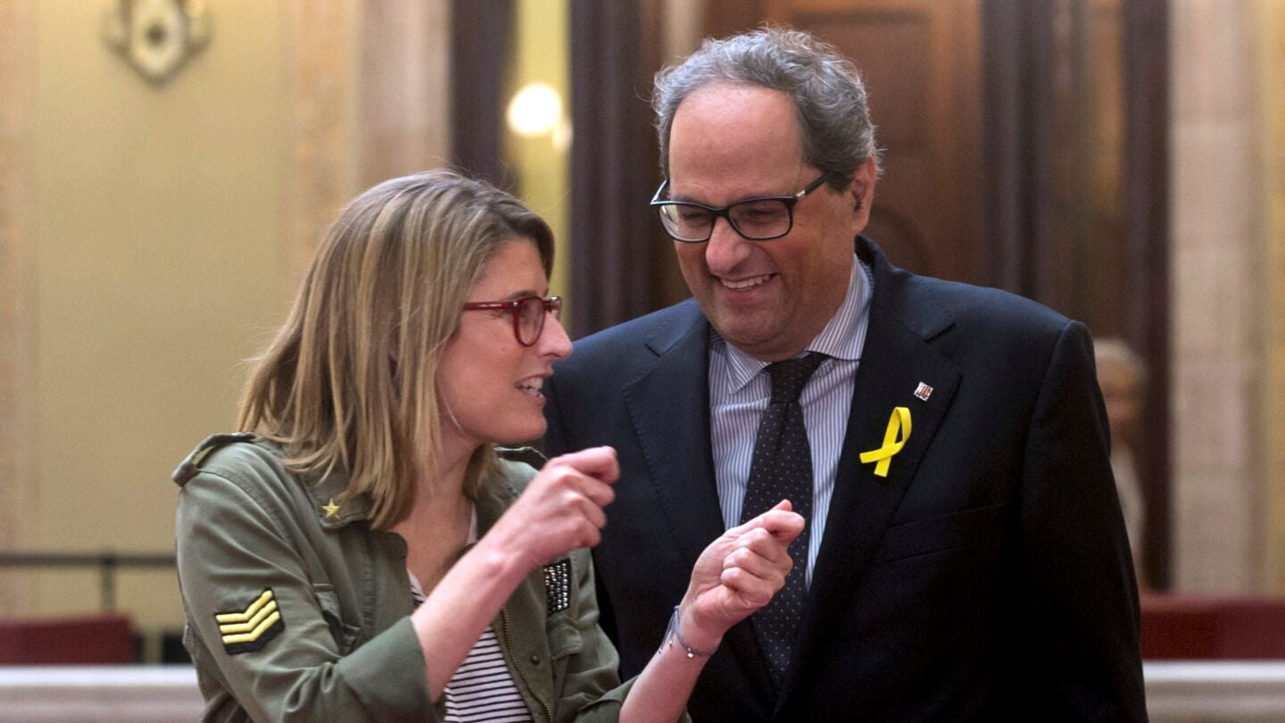 El candidato a presidente de la Generalitat, Quim Torra