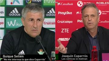 Quique Setién vs Joaquín Caparros