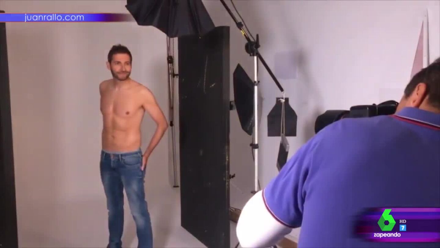 As&iacute; ha sido la sesi&oacute;n de fotos de Frank Blanco luciendo abdominales