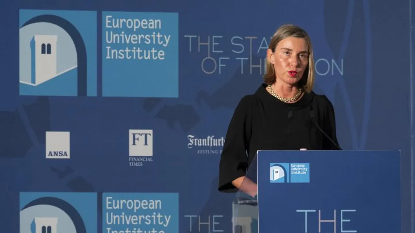 Federica Mogherini, representante de la Unión para Asuntos Exteriores Federica Mogherini, representante de la Unión para Asuntos Exteriores