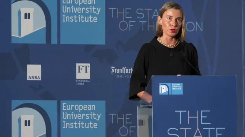 Federica Mogherini, representante de la Unión para Asuntos Exteriores