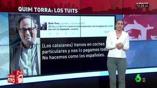 Los controvertidos tuits de Quim Torra Los controvertidos tuits de Quim Torra