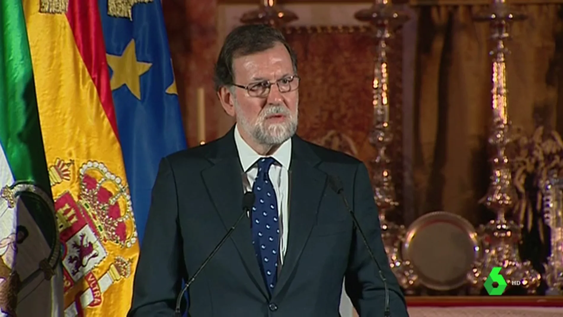 Primera petición de Rajoy a Torra: "Es necesario investir a un presidente legal que se ponga en su sitio"