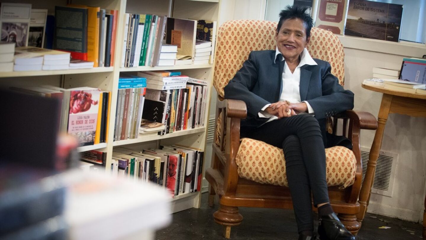 La activista Elaine Brown, antigua presidenta del grupo Panteras Negras y figura clave del pensamiento revolucionario negro en EEUU,