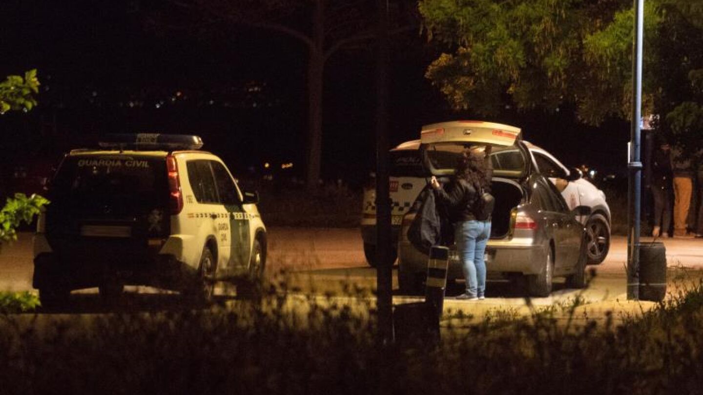 La Guardia Civil en el Campo de tiro de Las Gabias en el momento de los hechos