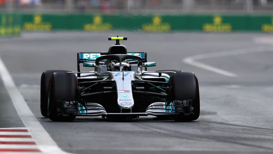 Valtteri Bottas, en pista con su Mercedes Valtteri Bottas, en pista con su Mercedes