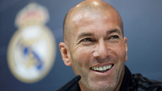Zinedine Zidane, en rueda de prensa Zinedine Zidane, en rueda de prensa
