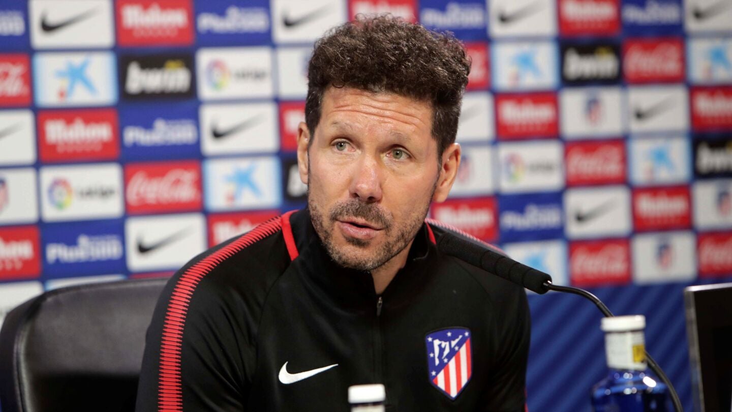 Simeone en rueda de prensa