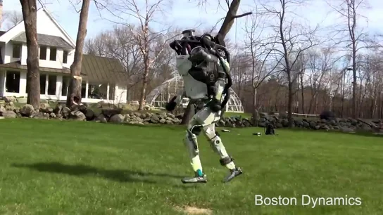 El robot de Boston Dynamics corriendo El robot de Boston Dynamics corriendo